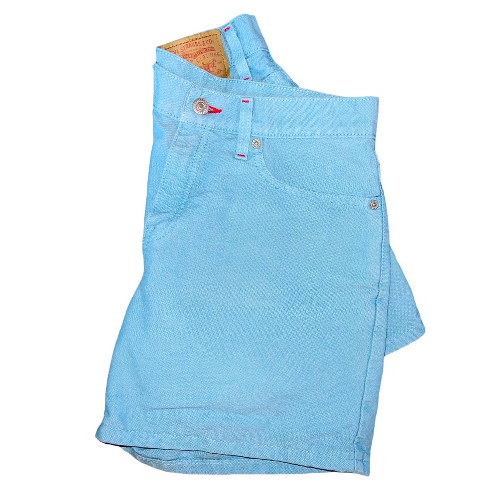 Levi's High Waist Women’s Shorts in Light Blue